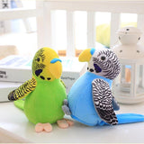 Bright-Colored Plush Parrot Toy