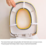 Cartoon Washable Toilet Mat Portable Toilet Seat Cover Warmer Bathroom Accessories Plush Toilet Cushion
