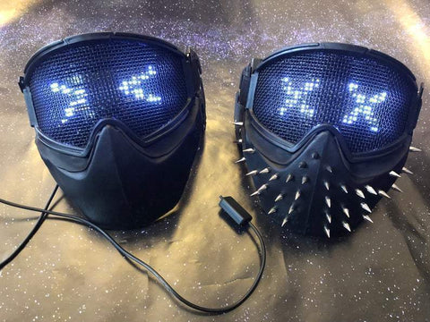 Wrench Inspired LED Mask! Programmable LED