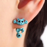 Trap Cat Stud Earrings