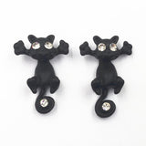 Trap Cat Stud Earrings
