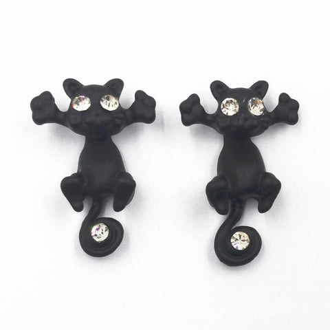 Trap Cat Stud Earrings