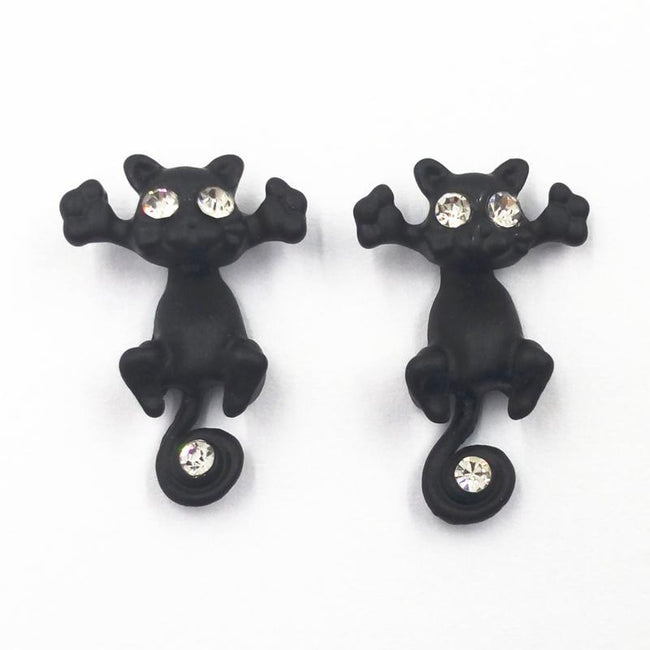 Trap Cat Stud Earrings