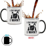 I Do What I Want Bulldog Mug