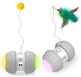 LED Wheel Smart Electronic Cat Toy Car