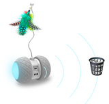 LED Wheel Smart Electronic Cat Toy Car
