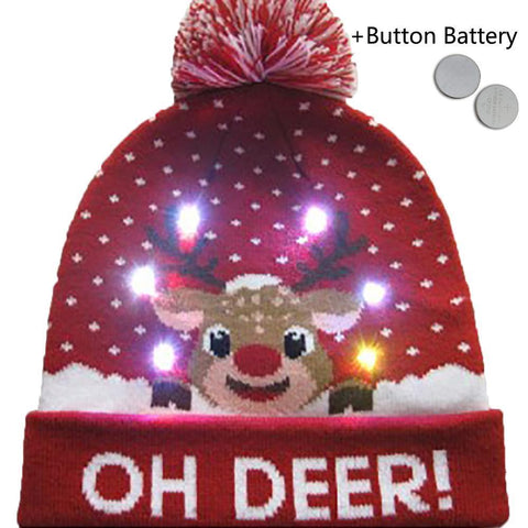 Crazy Christmas LED Hat