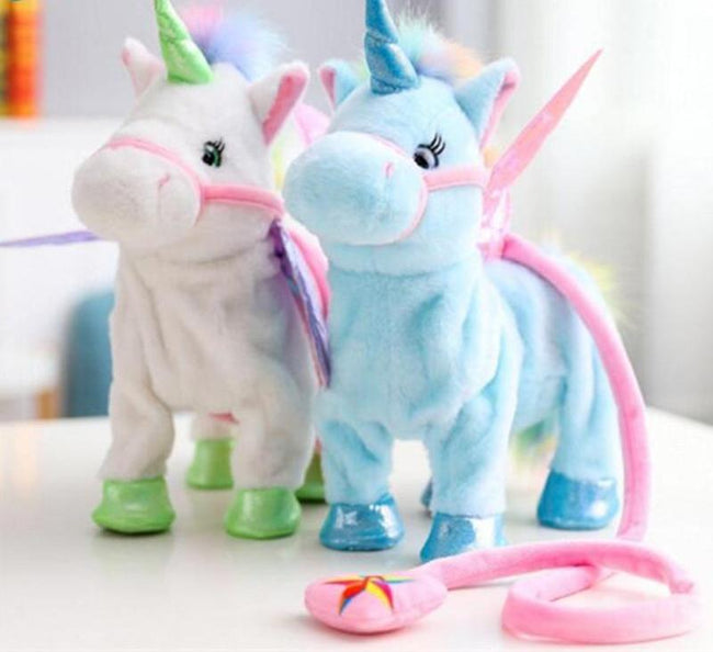 Walking Unicorn Plush Toy