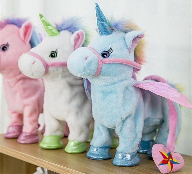 Walking Unicorn Plush Toy