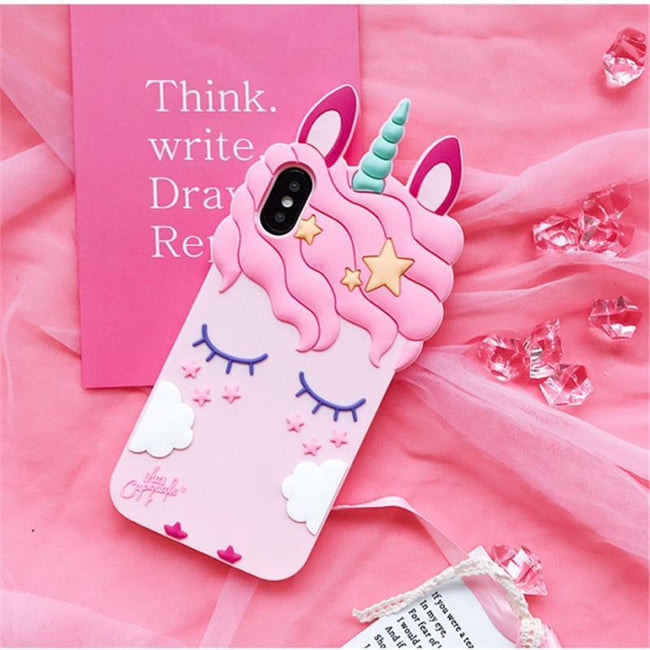 Pink Unicorn Phone Case