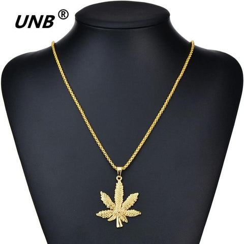 Top Tree Leaf Necklace and Pendant