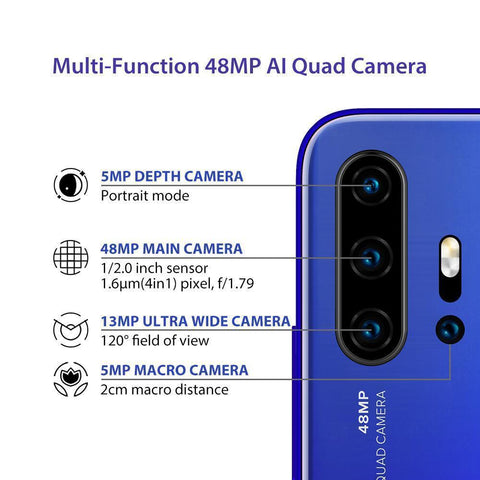 F2 Android 10 Global version 6.53 "FHD + 6GB 128GB 48MP AI Quad camera