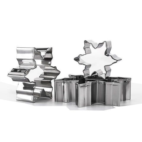 Snowflake Stainless Steel Cookie Cutters Set