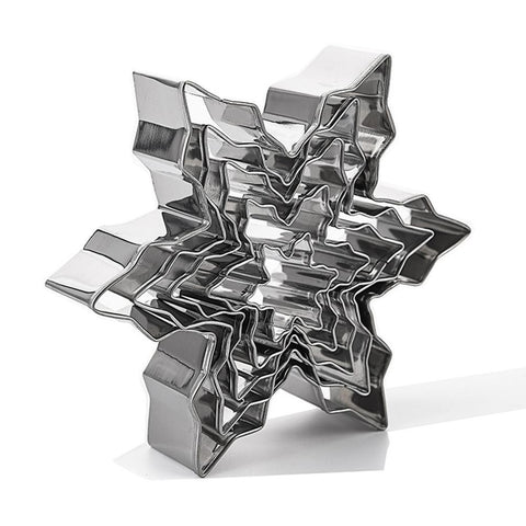 Snowflake Stainless Steel Cookie Cutters Set