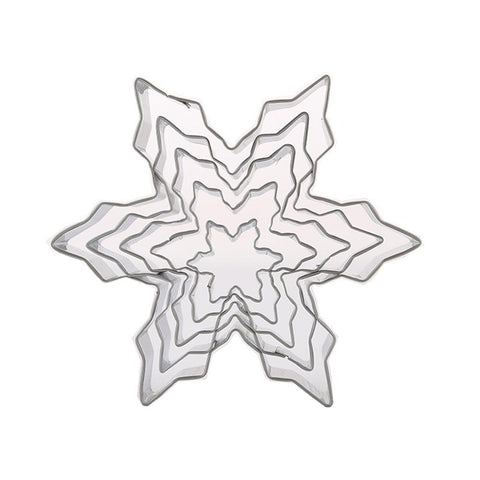 Snowflake Stainless Steel Cookie Cutters Set