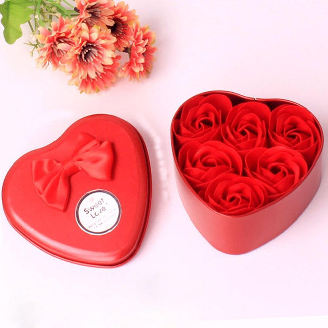 Heart Garden Soap Roses