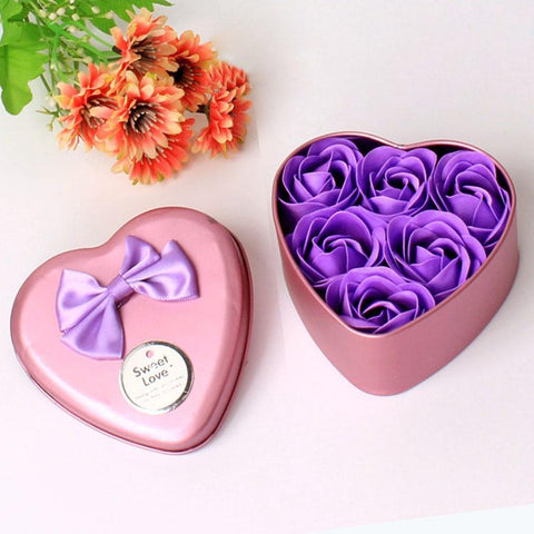 Heart Garden Soap Roses