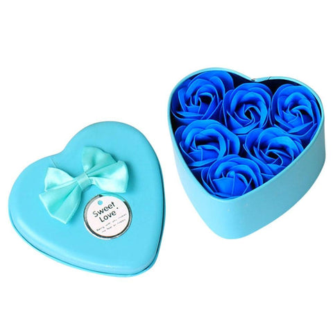 Heart Garden Soap Roses