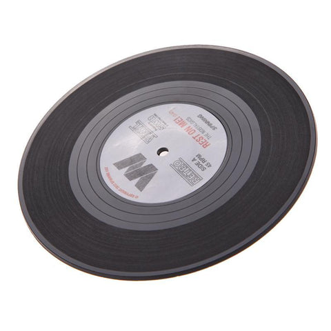 Vinyl Record Coaster Set