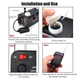 Wireless Control LED 7 Colors Fog Smoke Machine