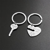 Forever Together Couples Keychain