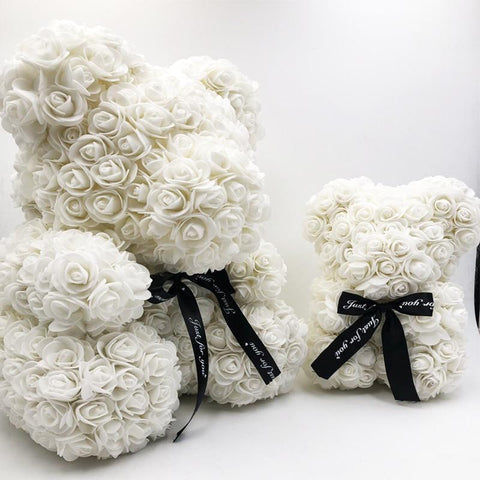 Rose-Covered Teddy Bear