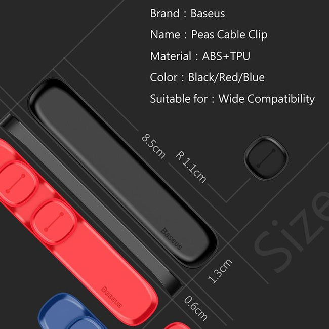 Magnetic Cable Clip Organizer