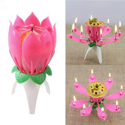 Birthday Blossom Flower Candle