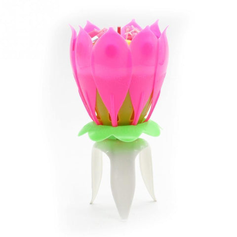 Birthday Blossom Flower Candle