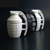 Ceramic Lidded Grenade Mug