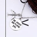 Silver Travel Pendant Necklace