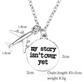 Silver Travel Pendant Necklace