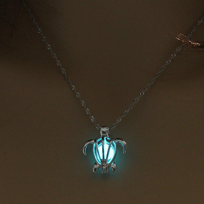 Glow Turtle Necklace