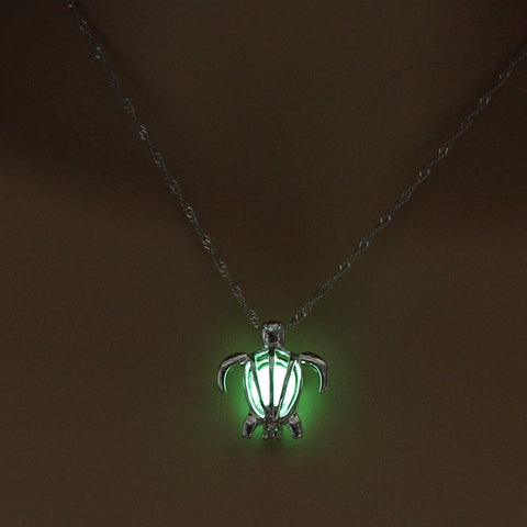 Glow Turtle Necklace