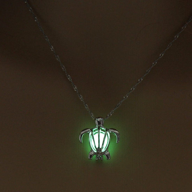 Glow Turtle Necklace