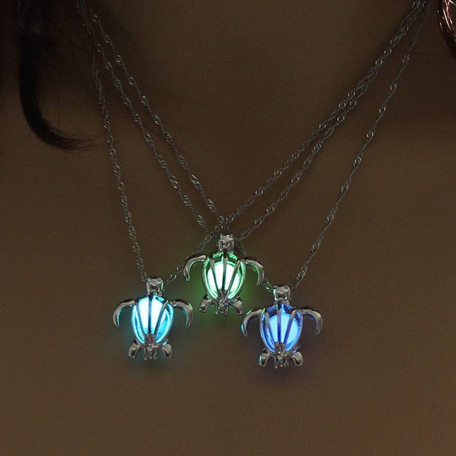 Glow Turtle Necklace