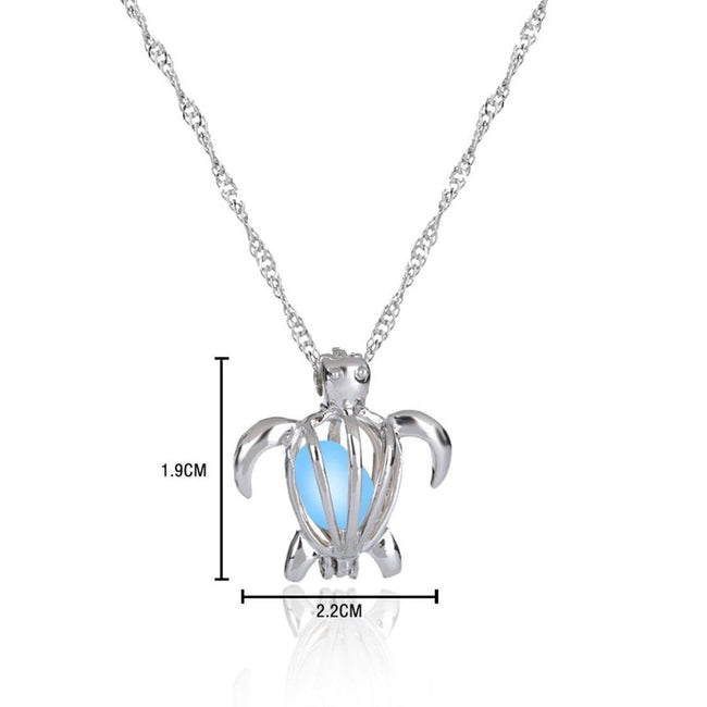 Glow Turtle Necklace