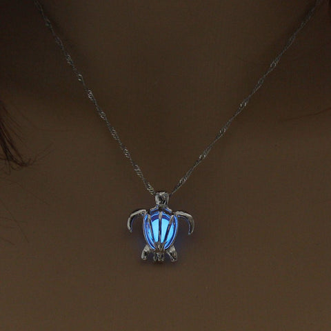 Glow Turtle Necklace