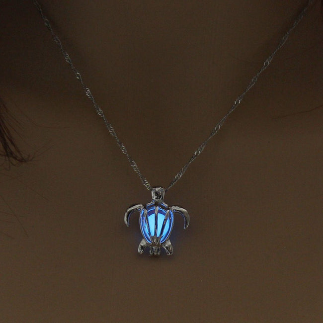 Glow Turtle Necklace