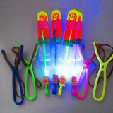 Amazing Rocket Slingshot LED Helicopters