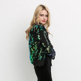 Sequin Bomber Jacker