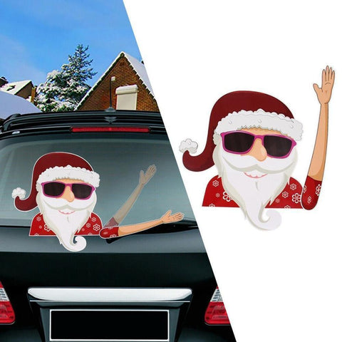 Christmas Waving Car Wiper Stickers