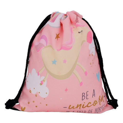 Lightweight Drawstring Emoji Bag