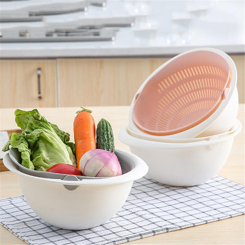 Easy Drain Food Washing Basket