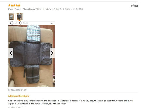Portable Diaper Mat
