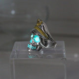 Glowing Skull Ring
