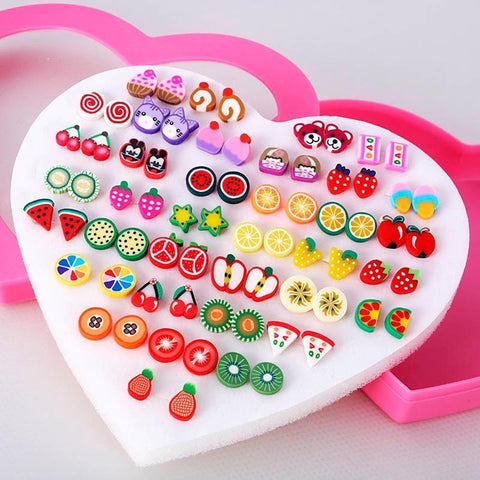 Clay Stud Children Earrings