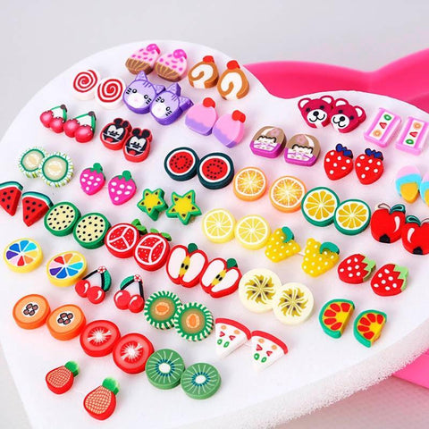 Clay Stud Children Earrings