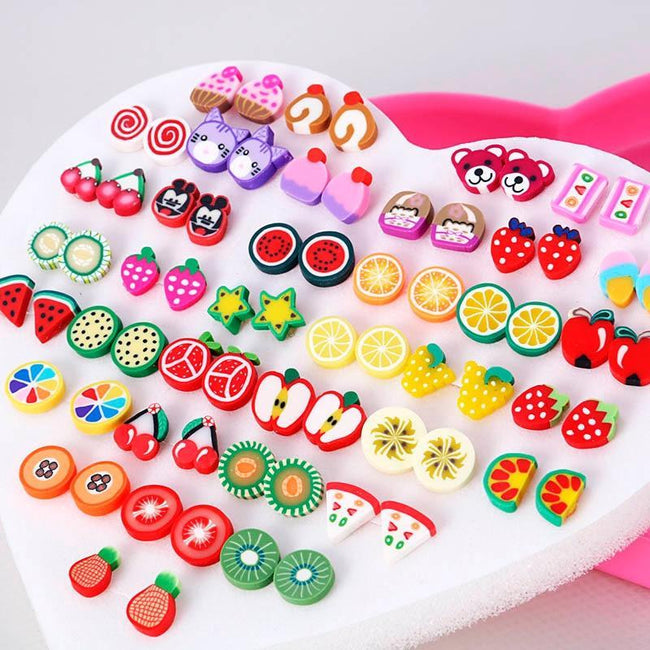 Clay Stud Children Earrings