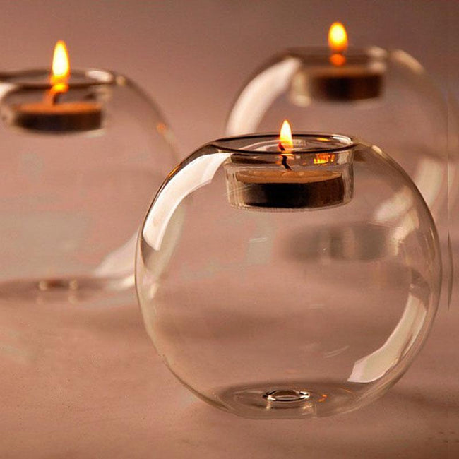 Classic Glass Candle Bubble